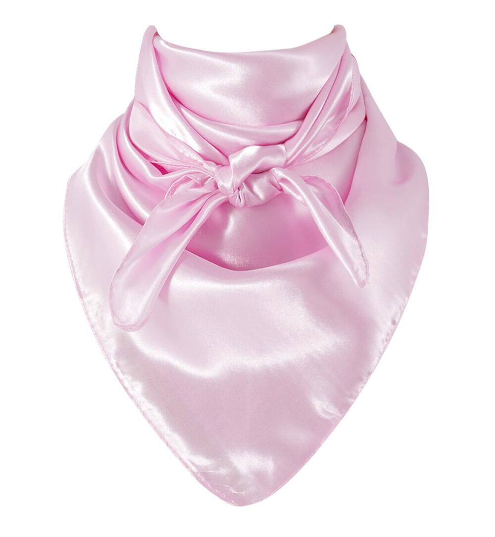9181 Pink Wild Rag, Cute Cowgirl Bandanas, Lovely Western Scarves Sleeping